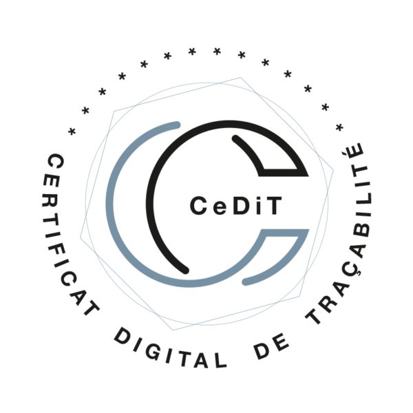 CeDit Certificat Digital de Traçabilité
